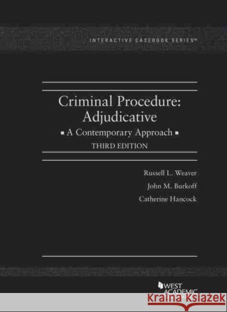 Criminal Procedure Catherine Hancock 9781684678815 West Academic Publishing - książka