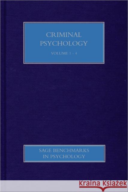 Criminal Psychology David Canter 9781446286067 Sage Publications (CA) - książka