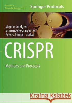 Crispr: Methods and Protocols Lundgren, Magnus 9781493954285 Humana Press - książka