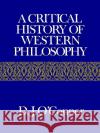 Critical History of Western Philosophy Daniel John O'Connor D. J. O'Connor 9780029238400 Free Press
