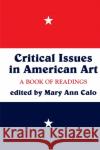 Critical Issues in American Art: A Book of Readings Mary A. Calo 9780064309875 Westview Press