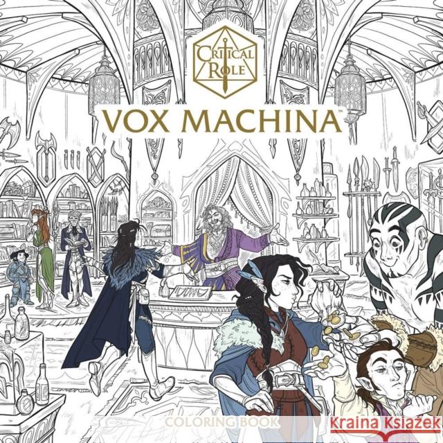 Critical Role: Vox Machina Coloring Book Critical Role                            Olivia Samson Coupleofkooks 9781506734248 Dark Horse Comics,U.S. - książka