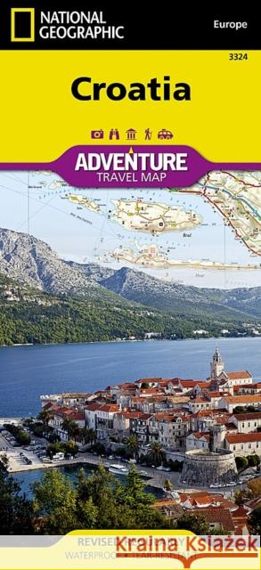 Croatia Map National Geographic Maps 9781566956437 National Geographic Maps - książka