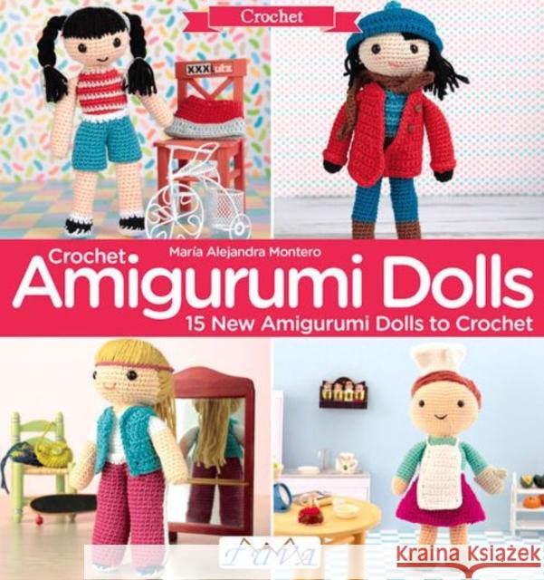 Crochet Amigurumi Dolls: 15 New Amigurumi Dolls to Crochet Maria Alejandr 9786059192057 Tuva Publishing - książka