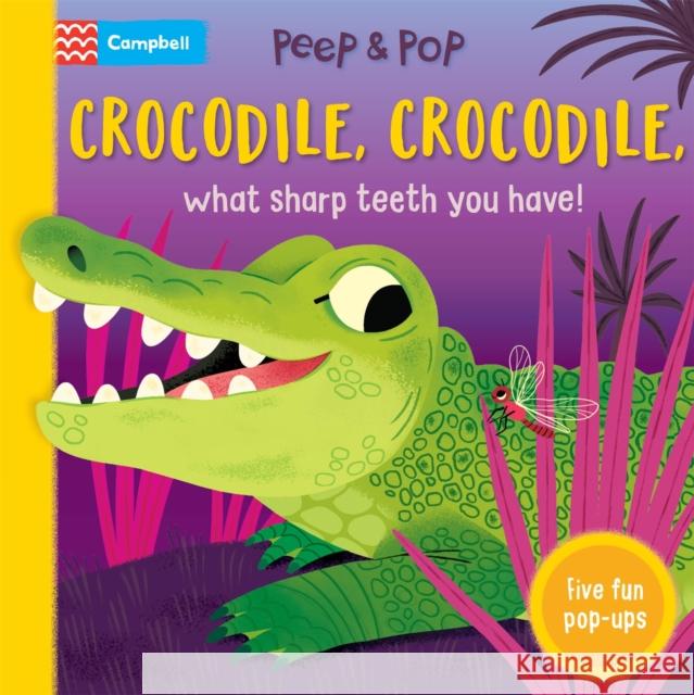 Crocodile, Crocodile, What Sharp Teeth You Have!: With Five Fun Pop-ups! Campbell Books 9781035042555 Pan Macmillan - książka