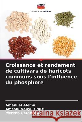 Croissance et rendement de cultivars de haricots communs sous l\'influence du phosphore Amanuel Alemu Amsalu Neby Merkeb Getachew 9786205651575 Editions Notre Savoir - książka