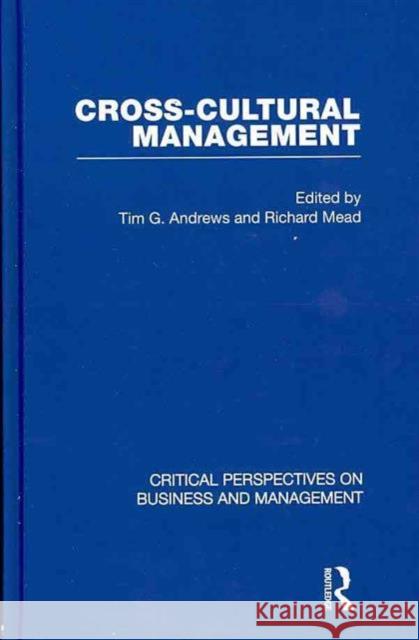 Cross-Cultural Management G. Andrew 9780415443401 Routledge - książka