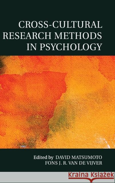 Cross-Cultural Research Methods in Psychology  9780521765251 Cambridge University Press - książka