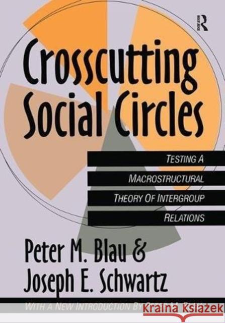 Crosscutting Social Circles: Testing a Macrostructural Theory of Intergroup Relations Joseph Schwartz 9781138521605 Routledge - książka