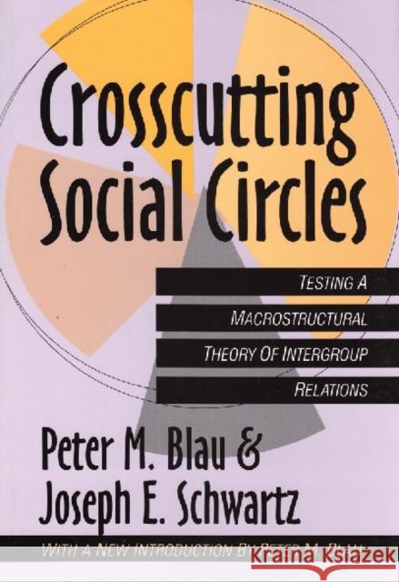 Crosscutting Social Circles: Testing a Macrostructural Theory of Intergroup Relations Blau, Peter 9781560009030 Transaction Publishers - książka