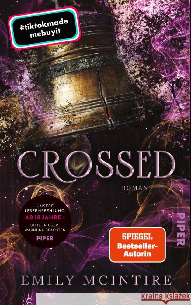 Crossed McIntire, Emily 9783492508315 between pages by Piper - książka