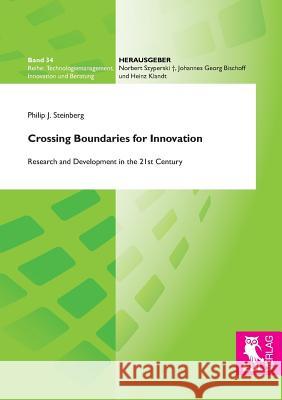 Crossing Boundaries for Innovation Philip J. Steinberg 9783844105537 Josef Eul Verlag Gmbh - książka