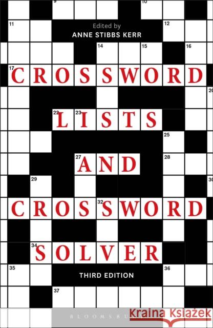 Crossword Lists and Crossword Solver Kerr, Anne Stibbs 9781472968050 Bloomsbury Information - książka