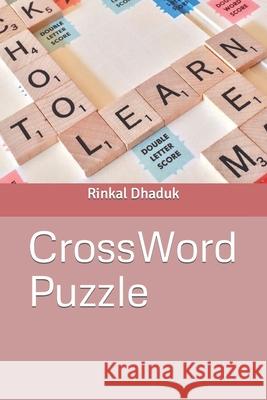 CrossWord puzzle Rinkal Dhaduk 9798836336622 Independently Published - książka