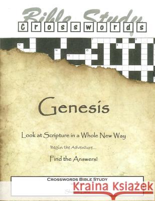 Crosswords Bible Study: Genesis Sharon Lanz 9781495933844 Createspace - książka