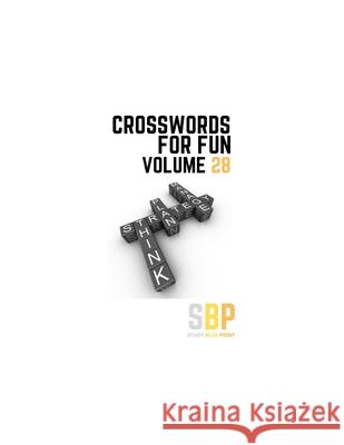 Crosswords For Fun: Volume 28 Study Blue Print   9798552856169 Independently Published - książka