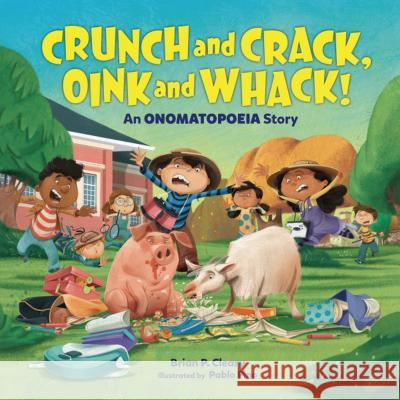 Crunch and Crack, Oink and Whack!: An Onomatopoeia Story Brian P. Cleary Pablo Pino 9781467787994 Millbrook Press - książka