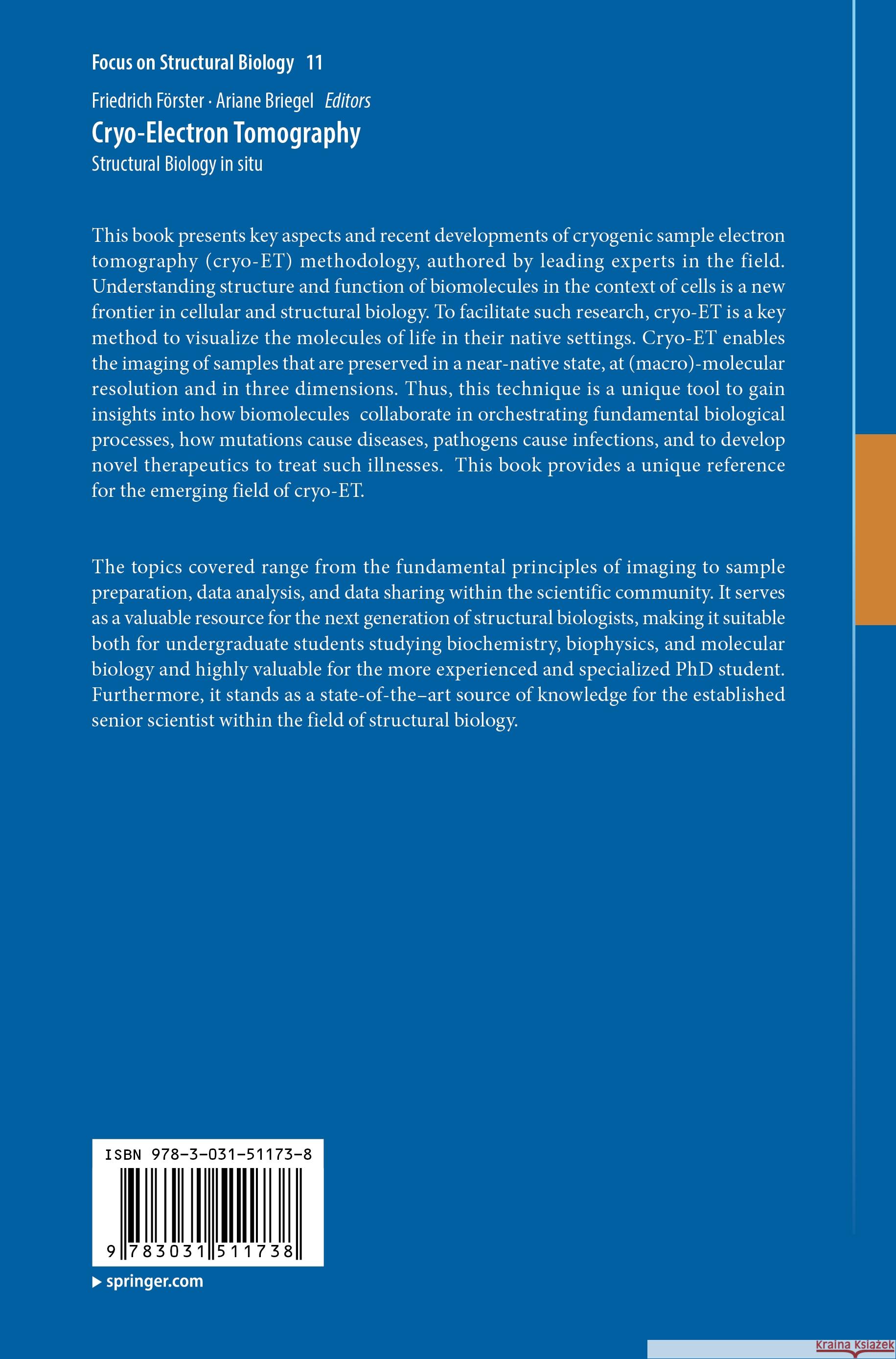 Cryo-Electron Tomography  9783031511738 Springer International Publishing - książka