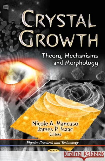 Crystal Growth: Theory, Mechanisms & Morphology Nicole A Mancuso, James P Isaac 9781613245293 Nova Science Publishers Inc - książka