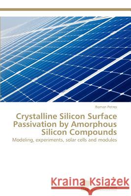 Crystalline Silicon Surface Passivation by Amorphous Silicon Compounds Roman Petres 9783838128795 S Dwestdeutscher Verlag F R Hochschulschrifte - książka