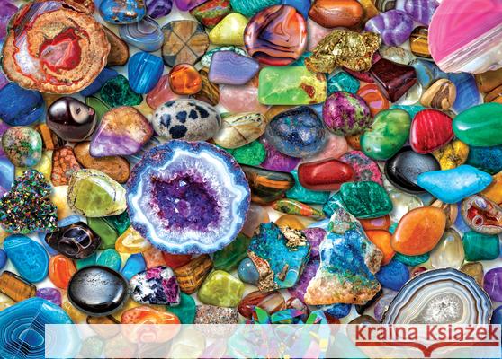 Crystals and Gemstones 1000 Piece Jigsaw Puzzle Peter Pauper Press Inc 9781441336897 Peter Pauper Press, Inc - książka