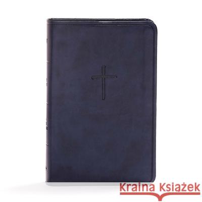 CSB Compact Bible, Navy Leathertouch, Value Edition Csb Bibles by Holman 9781535905725 Holman Bibles - książka