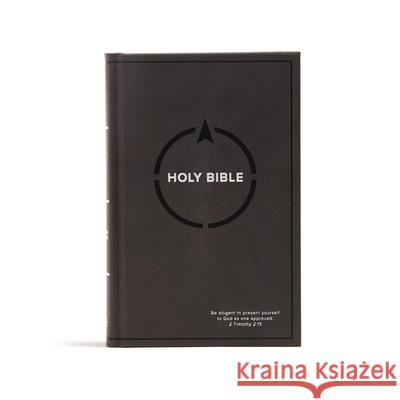 CSB Drill Bible, Gray Leathertouch Over Board Holman Bible Staff 9781433644337 Holman Bibles - książka