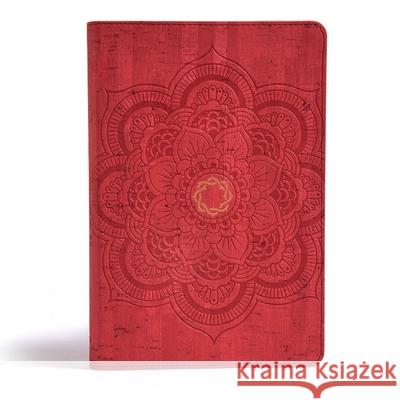 CSB Essential Teen Study Bible, Red Flower Cork Leathertouch B&h Kids Editorial 9781433648717 B&H Publishing Group - książka