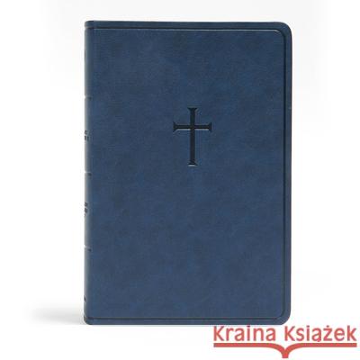 CSB Everyday Study Bible, Navy Cross Leathertouch Csb Bibles by Holman 9781430070481 Holman Bibles - książka