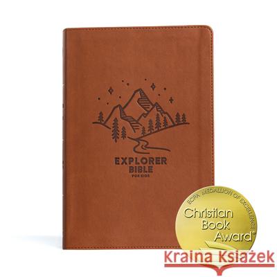 CSB Explorer Bible for Kids, Brown Mountains Leathertouch: Placing God\'s Word in the Middle of God\'s World Csb Bibles by Holman 9781430082613 B&H Publishing Group - książka