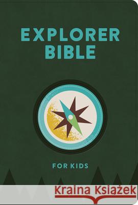 CSB Explorer Bible for Kids, Olive Compass Leathertouch Csb Bibles by Holman 9781087765679 Holman Bibles - książka