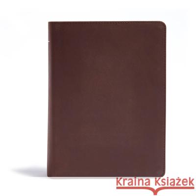 CSB He Reads Truth Bible, Brown Genuine Leather: Black Letter, Wide Margins, Notetaking Space, Reading Plans, Sewn Binding, Two Ribbon Markers, Easy-T He Reads Truth 9781535935081 Holman Bibles - książka