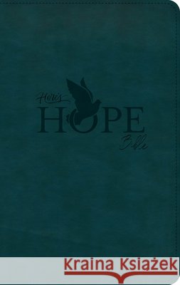 CSB Here's Hope Bible, Dark Teal Leathertouch Csb Bibles by Holman 9798384552765 Holman Bible Publishers - książka