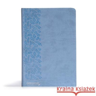 CSB (In)Courage Devotional Bible, Blue Leathertouch Csb Bibles by Holman 9781462785056 Holman Bibles - książka