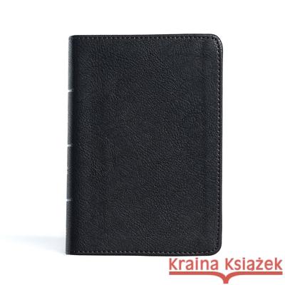 CSB Large Print Compact Reference Bible, Black Leathertouch CSB Bibles by Holman 9781087785653 LifeWay Christian Resources - książka