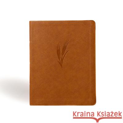 CSB Notetaking Bible, Large Print Edition, Camel Leathertouch Csb Bibles by Holman 9781087785516 Holman Bibles - książka