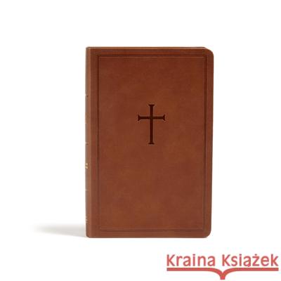 CSB Personal Size Bible, Brown Leathertouch Csb Bibles by Holman 9781430070498 Holman Bibles - książka