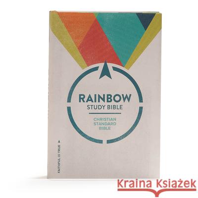 CSB Rainbow Study Bible, Hardcover Csb Bibles by Holman 9781433644160 Holman Bibles - książka