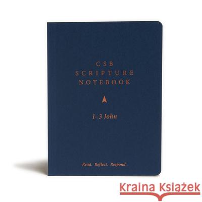 CSB Scripture Notebook, 1-3 John: Read. Reflect. Respond. Csb Bibles by Holman 9781087722511 Holman Bibles - książka