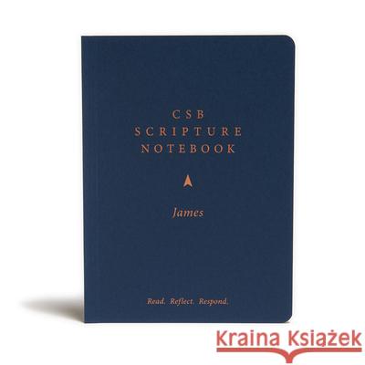 CSB Scripture Notebook, James: Read. Reflect. Respond. Csb Bibles by Holman 9781087722603 Holman Bibles - książka