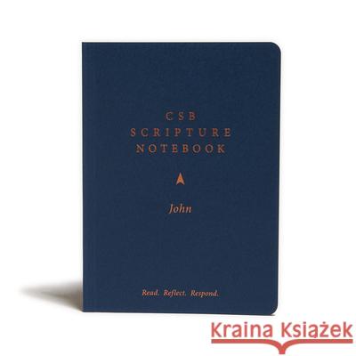 CSB Scripture Notebook, John: Read. Reflect. Respond. Csb Bibles by Holman 9781087721774 Holman Bibles - książka