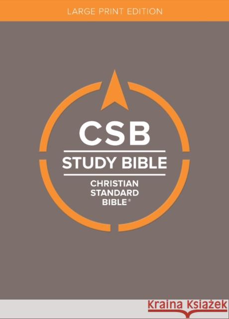 Csb Study Bible, Large Print, Digital Study Edition, Hardcover Csb Bibles by Holman 9798384526223 B & H Pub Group - książka