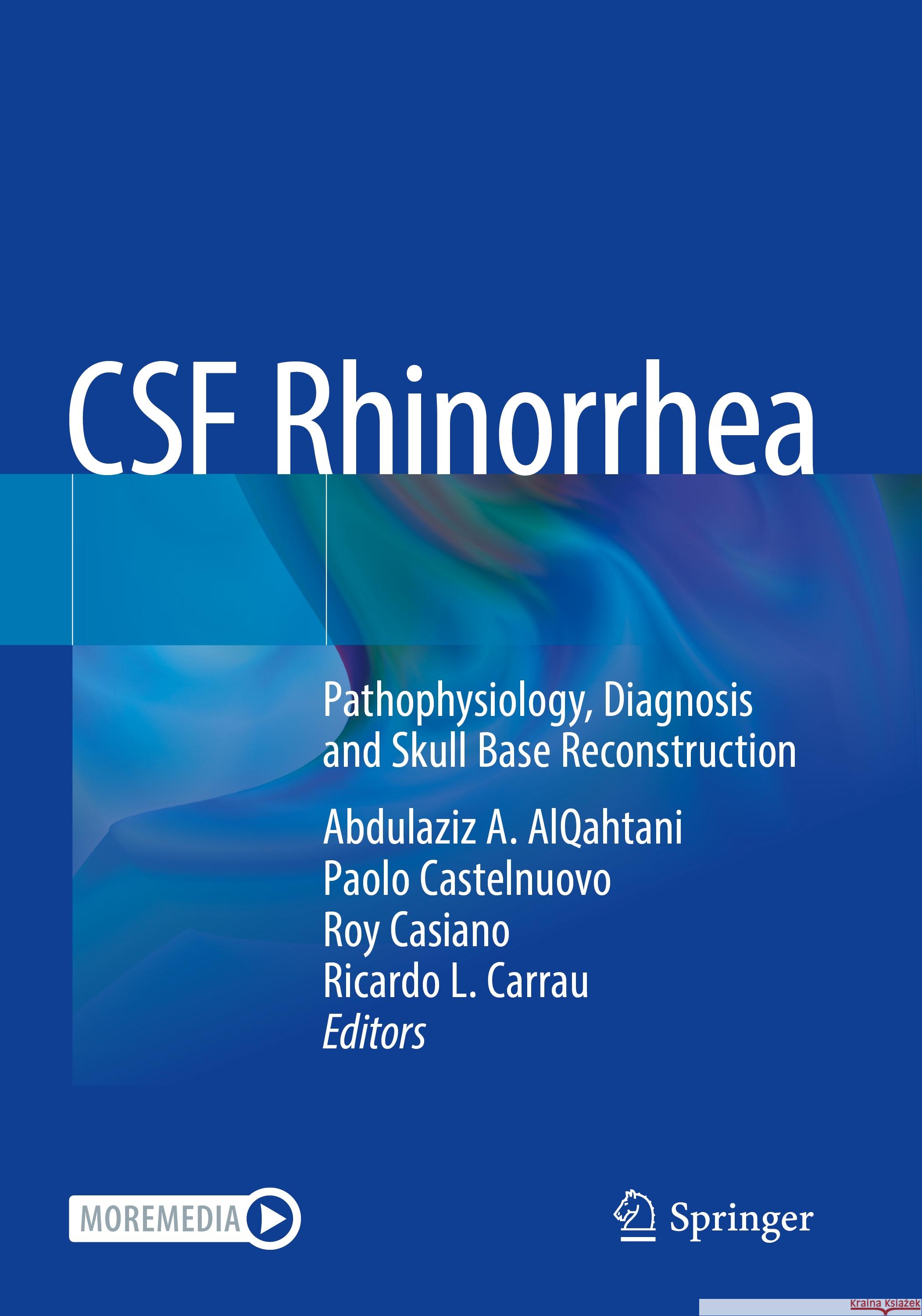 CSF Rhinorrhea  9783030947835 Springer International Publishing - książka