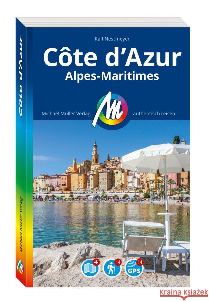 Côte d'Azur Reiseführer Michael Müller Verlag, m. 1 Karte Nestmeyer, Ralf 9783966853934 Michael Müller Verlag - książka