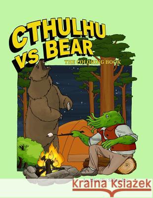 Cthulhu vs bear: The coloring book Sillander, Mireille 9781500476656 Createspace - książka