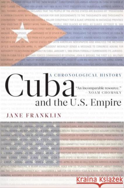 Cuba and the U.S. Empire: A Chronological History Jane Franklin Noam Chomsky 9781583676059 Monthly Review Press - książka