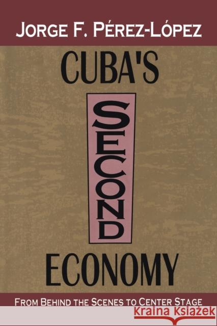 Cuba's Second Economy: From Behind the Scenes to Center Stage Jorge Perez-Lopez 9781138508811 Routledge - książka