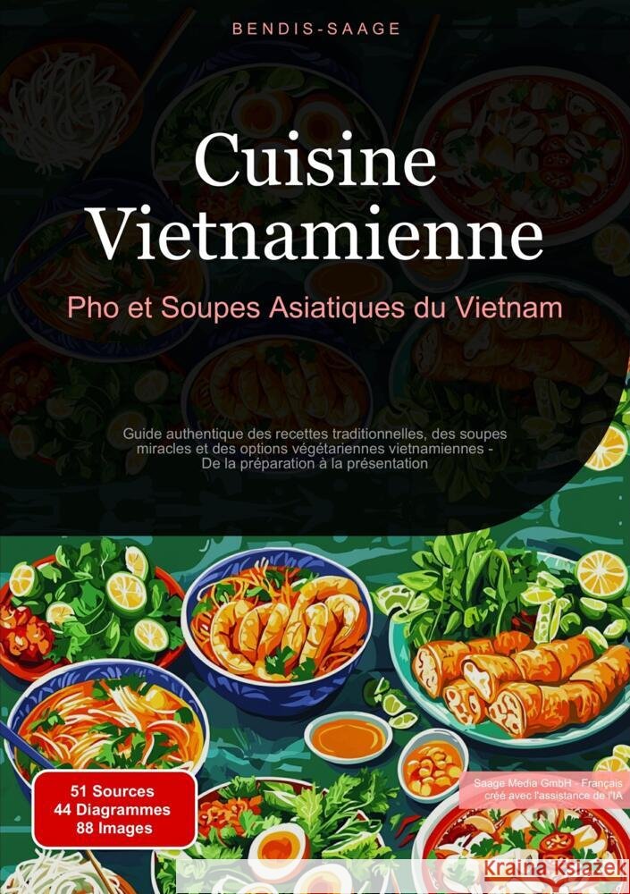 Cuisine Vietnamienne: Pho et Soupes Asiatiques du Vietnam Saage - Français, Bendis A. I. 9783384528025 Saage Books - książka