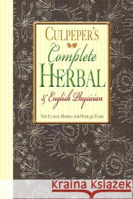 Culpeper's Complete Herbal & English Physician Nicholas Culpeper 9781557090805 Applewood Books - książka