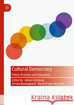 Cultural Democracy: Policy, Practice and Education Johan Kolsteeg Barend Va Jeroen Boomgaard 9783032024695 Palgrave MacMillan - książka